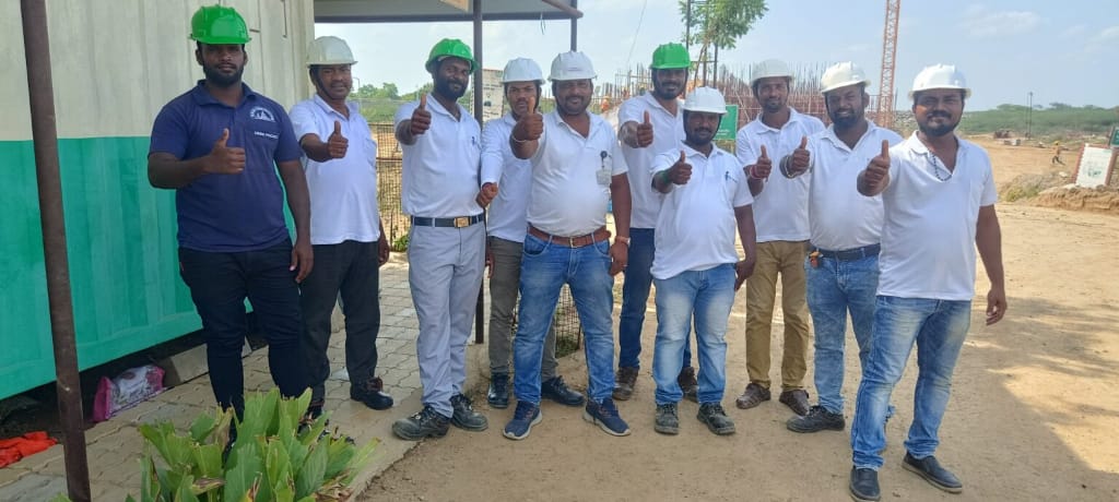Sekar Constructions Engineering Team on Site