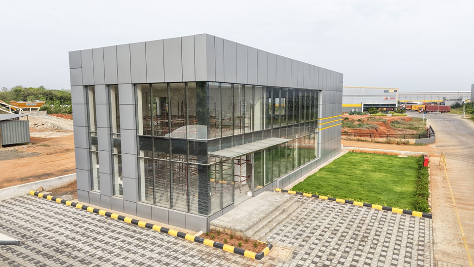Kochar Industrial Park Modern Glazed Architecture — Sekar Constructions Completed Project