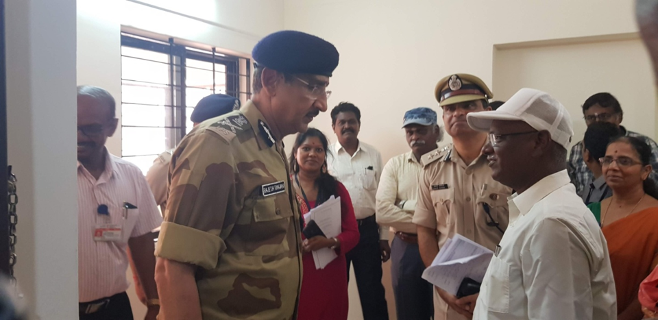 Site Inspection with Security & Government Dignitaries